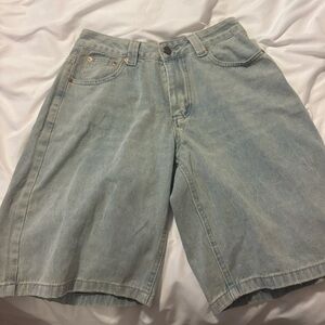 denim shorts